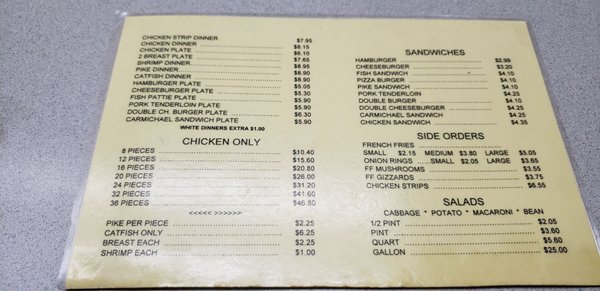 Menu photo 2 Jack's Chicken Palace Dubuque, IA
