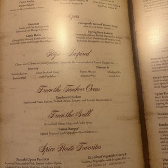 Sanaa - 1/2 of menu - Indian Near Me - Lake Buena Vista, Florida Sanaa - 1/2 of menu - Indian Near Me - Lake Buena Vista, Florida