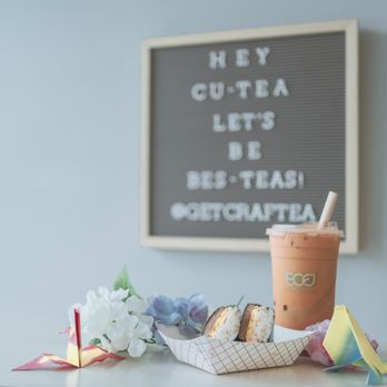 Get Craftea - Thai Tea with Coffee Jelly and Spam Musubi with Egg - Bubble Tea Near Me - Jacksonville, North Carolina