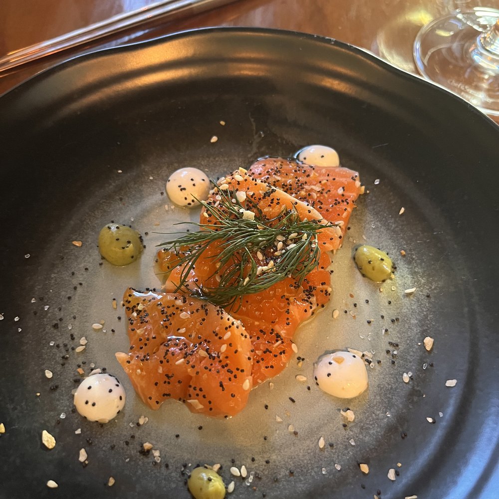 Little Pearl - first course: salmon - New American Near Me - Key West, Florida
