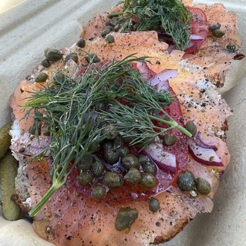 Courage Bagels - Salmon smoked on burnt everything - Bagels Near Me - Los Angeles, California Courage Bagels - Salmon smoked on burnt everything - Bagels Near Me - Los Angeles, California