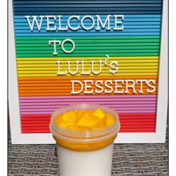 Lulu’s Desserts - Mango coconut Panna cotta