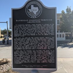 Bankhead Highway Through Arlington Historical Marker - Bankhead Highway Through Arlington Historical Marker