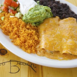 Habanero Cream Shrimp Enchiladas