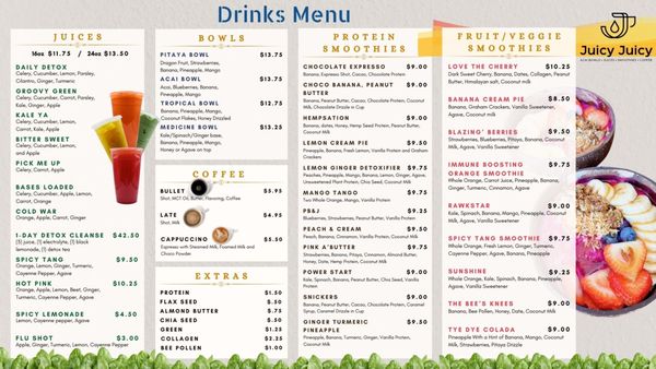 Menu photo 8 Juicy Juicy Bermuda Dunes, CA Menu photo 8 Juicy Juicy Bermuda Dunes, CA
