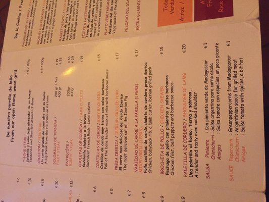 Menu photo 2 Amigos Parrilla Benahavís, MA