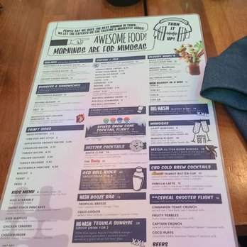 Hash Kitchen - Back menu - Breakfast & Brunch Near Me - Scottsdale, Arizona