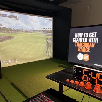 Simulinks Golf - trackman setup at simulinks - Golf Lessons Near Me - San Dimas, California Simulinks Golf - trackman setup at simulinks - Golf Lessons Near Me - San Dimas, California
