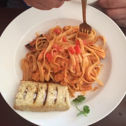 ChaCha John's Fusion Kitchen - Butter Chicken Fettuccini-highly rated by a foodie in the group!