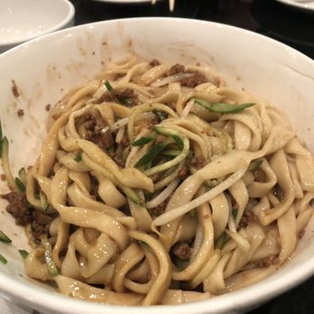 Bing's Dumpling - Noodle with pork in soybean paste - Dim Sum Near Me - Fremont, California Bing's Dumpling - Noodle with pork in soybean paste - Dim Sum Near Me - Fremont, California