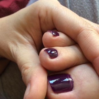 Inails - Huge lines from the top coat not matching. - Nail Salons Near Me - Los Angeles, California
