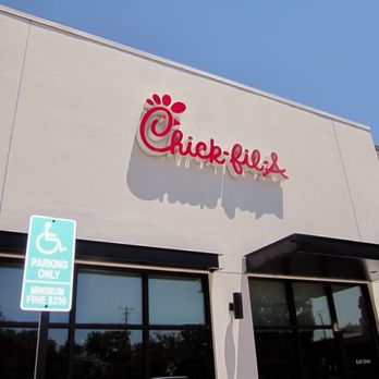 Chick-fil-A - Outside signage - Chicken Shop Near Me - Monrovia, California Chick-fil-A - Outside signage - Chicken Shop Near Me - Monrovia, California