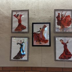 Via Linda Senior Center - Display of flamenco paintings