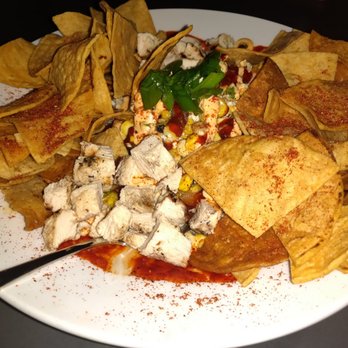 Ermanos Bar - Elote Nachos w/All Natural Chicken - Wine Bars Near Me - Tucson, Arizona Ermanos Bar - Elote Nachos w/All Natural Chicken - Wine Bars Near Me - Tucson, Arizona