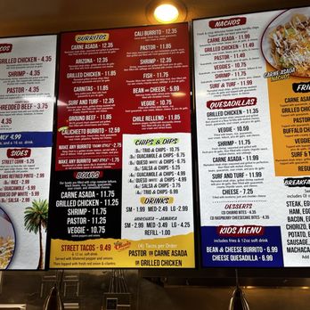 Oscar's Taco Shop - Menu - Mexican Near Me - Chandler, Arizona