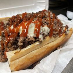 Home Sweet Home Cooking - Smash burgers sub with cooper sharp cheese