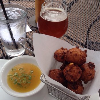 Tap & Vine - Jalepeño Hush Puppies & a Stone Mocha IPA. - Bars Near Me - Wallingford, Connecticut Tap & Vine - Jalepeño Hush Puppies & a Stone Mocha IPA. - Bars Near Me - Wallingford, Connecticut