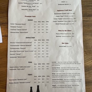 Shokudou - Drink Menu - Izakaya Near Me - San Francisco, California Shokudou - Drink Menu - Izakaya Near Me - San Francisco, California