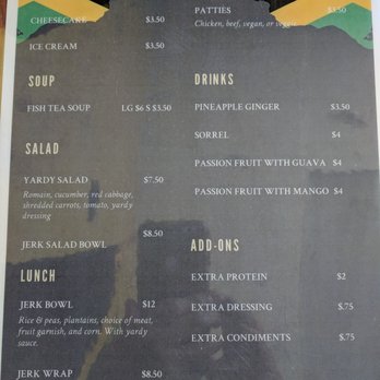 Yardy Kitchen - Menu lunch and drinks - Caribbean Near Me - Norcross, Georgia Yardy Kitchen - Menu lunch and drinks - Caribbean Near Me - Norcross, Georgia
