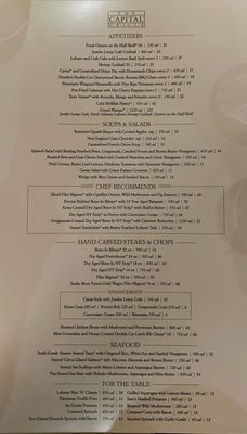 Menu photo 1 The Capital Grille Columbus, OH Menu photo 1 The Capital Grille Columbus, OH