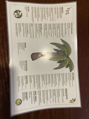 Menu photo 2 Oasis Lexington, KY