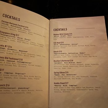 Foreign National - Cocktail Bars Near Me - Seattle, Washington