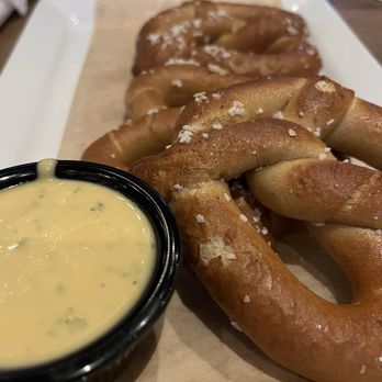 Wood n Tap - Pretzel with honey mustard - Bars Near Me - Newington, Connecticut Wood n Tap - Pretzel with honey mustard - Bars Near Me - Newington, Connecticut