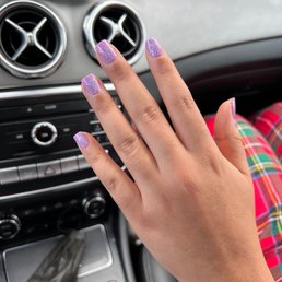 Purple sparkle