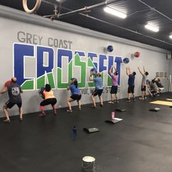 Grey Coast CrossFit - Lots of energy and excitement in the evening classes.