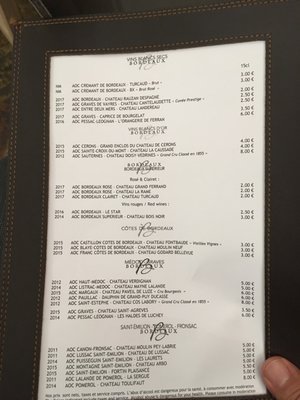 Menu photo 6 Le Bar à Vin du CIVB Bordeaux, 33 Menu photo 6 Le Bar à Vin du CIVB Bordeaux, 33