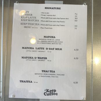 The Keep Coffee - Menu - Bakeries Near Me - San Diego, California The Keep Coffee - Menu - Bakeries Near Me - San Diego, California