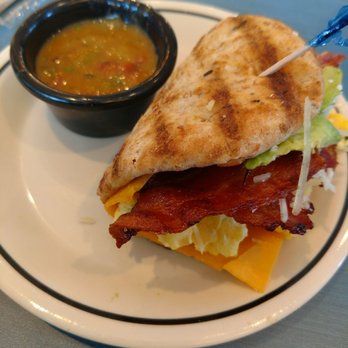 Corner Bakery Cafe - Power Flat with Avocado added. The salsa is a little too sweet for me. - Breakfast & Brunch Near Me - Henderson, Nevada