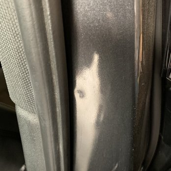 Caliber Collision - Ding on door jam/b-pillar. Can't imagine how else this would have happened other then when they were reinstalling doors. - Body Shops Near Me - Oxnard, California Caliber Collision - Ding on door jam/b-pillar. Can't imagine how else this would have happened other then when they were reinstalling doors. - Body Shops Near Me - Oxnard, California