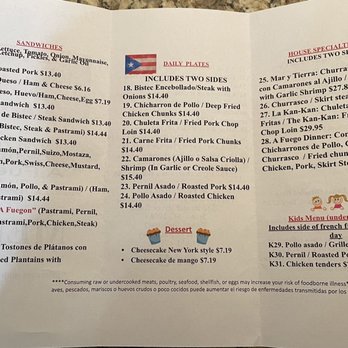 A Fuego 787 - Menu - Empanadas Near Me - Columbia, South Carolina