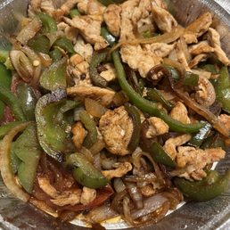 Chicken fajitas