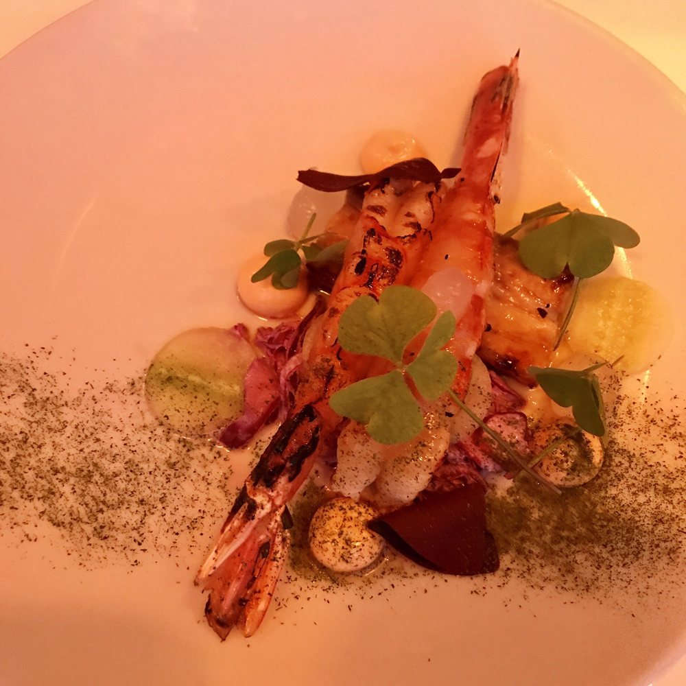 Wolf - Pork belly with shrimp. Excellent dish - Modern European Near Me - Amsterdam, New Hampshire