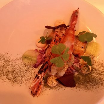 Wolf - Pork belly with shrimp. Excellent dish - Modern European Near Me - Amsterdam, New Hampshire Wolf - Pork belly with shrimp. Excellent dish - Modern European Near Me - Amsterdam, New Hampshire