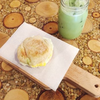 Liquid Leaf - Egg Pesto Sandwich!!! And Iced Raspberry Matcha on the side! :) - Coffee & Tea Near Me - Murrieta, California Liquid Leaf - Egg Pesto Sandwich!!! And Iced Raspberry Matcha on the side! :) - Coffee & Tea Near Me - Murrieta, California