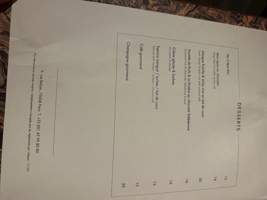 Menu photo 2 Thiou Paris, 