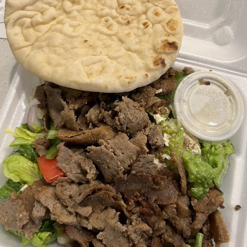 Agora Midtown - Greek salad with lamb - Mediterranean Near Me - Atlanta, Georgia Agora Midtown - Greek salad with lamb - Mediterranean Near Me - Atlanta, Georgia