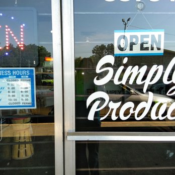 Simply Produce - a sign in the window of a store - Fruits & Veggies Near Me Simply Produce - a sign in the window of a store - Fruits & Veggies Near Me