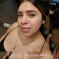 Beautiful Butterfly Artistry - NasalLang Piercing #beautifulbutterflyartistry #bellybuttonpiercing #bodyart #tattooideas #butterflyart #beautifulbutterflyart