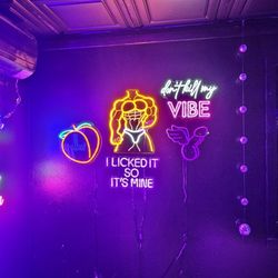 My Bar - Neon sign at the bar