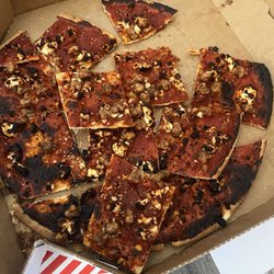 Domino's Pizza - This is what it looked like when we opened the box.