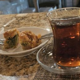 Baklava and turkish tea Baklava and turkish tea