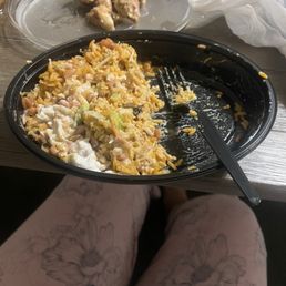 Half full serving Half full serving