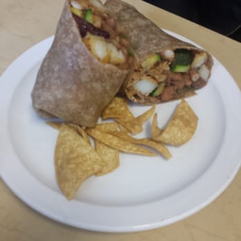 Donut Farm - Jackfruit 'breakfast' burrito. Not really breakfasty and who gives that side of chips? - Donuts Near Me - Berkeley, California Donut Farm - Jackfruit 'breakfast' burrito. Not really breakfasty and who gives that side of chips? - Donuts Near Me - Berkeley, California