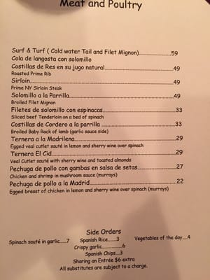 Menu photo 4 El Cid Paramus, NJ