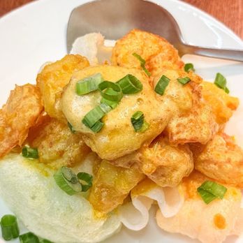 Chef Tan 蜀湘门第 - J12. Shrimp Ball with Salty Egg Yolk - Chinese Near Me - Highland Park, New Jersey