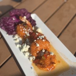 Shipp’s Dockside Grill - Shrimp barbeque with blue